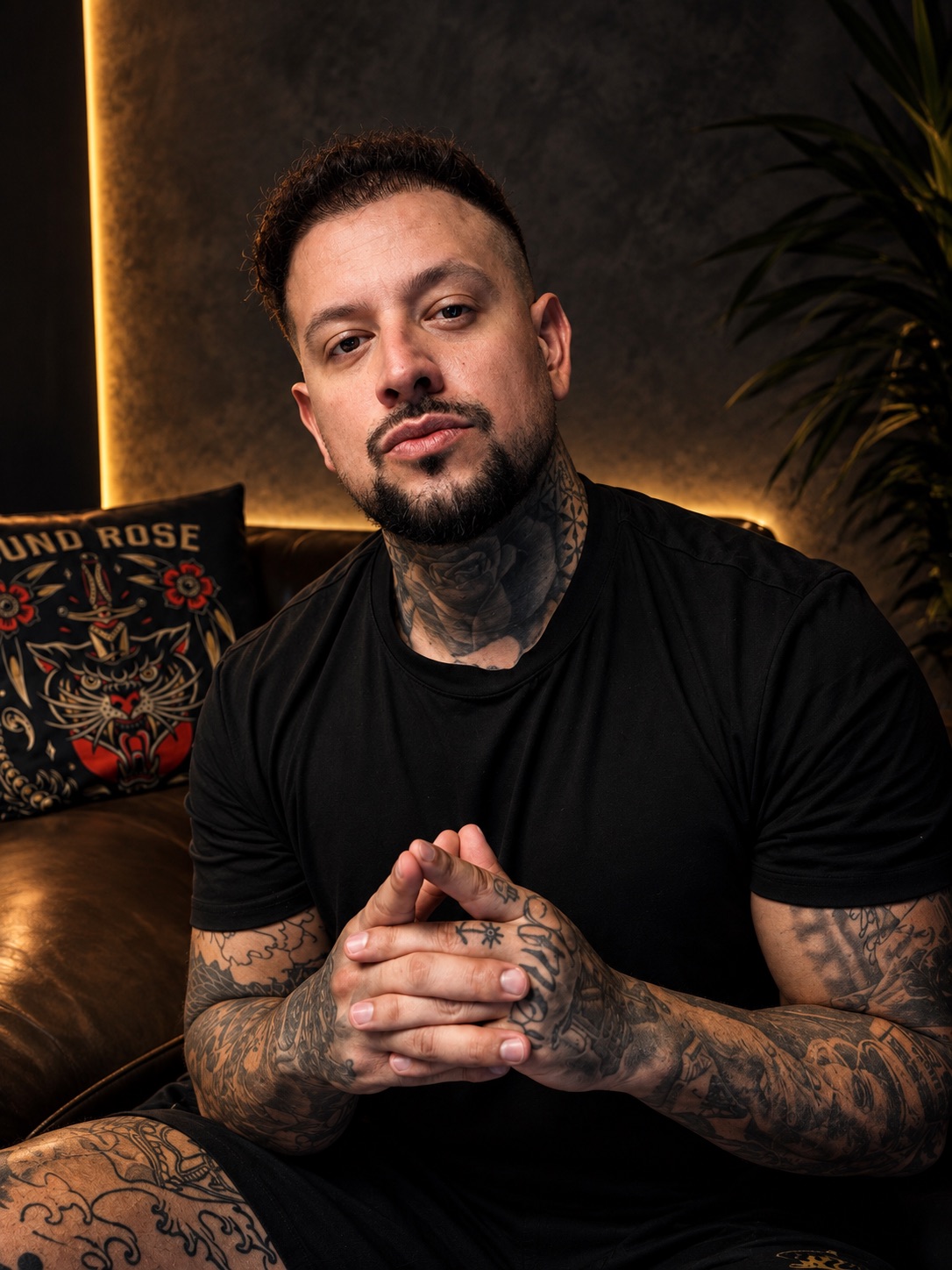 Jere, tatuador del estudio en Almassora